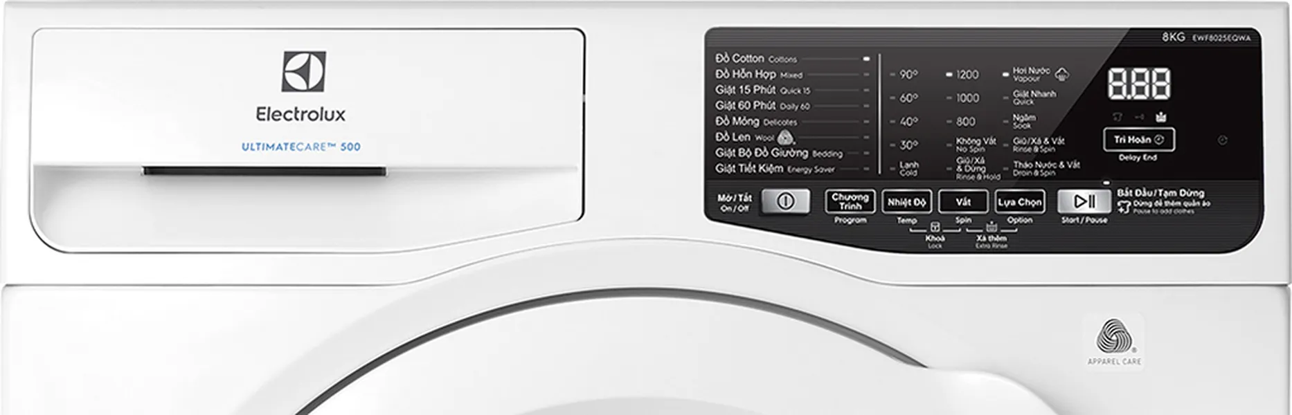 Máy Giặt Electrolux 8 Kg EWF8025EQWA