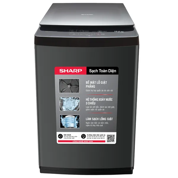 Máy Giặt Sharp 10 Kg ES-Y100HV-S