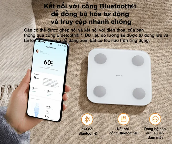 Cân Sức Khỏe Xiaomi Body Composition Scale S400 (BHR7793GL)