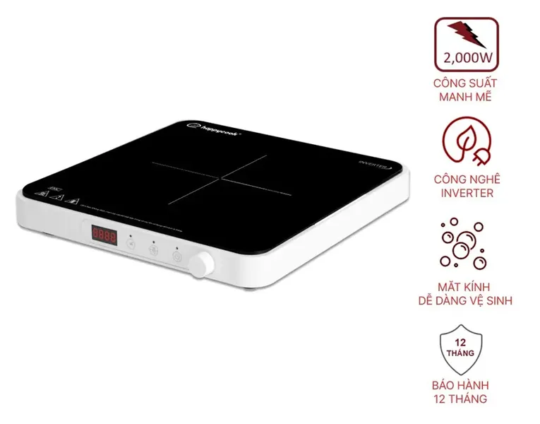 Bếp Từ Đơn Happy Cook HSI-200KS 2000W
