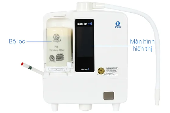 Máy lọc nước điện giải ion kiềm Kangen LeveLuk K8 10