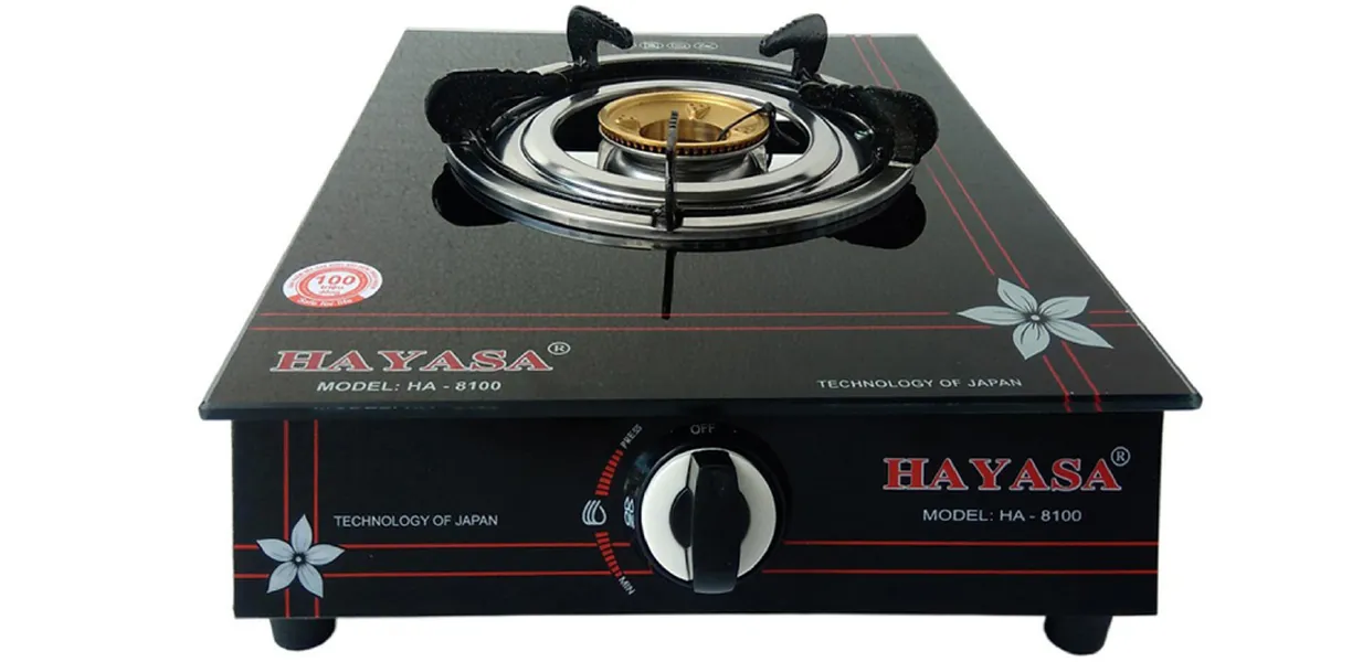 Bếp Gas Đơn Kính Hayasa HA-8100