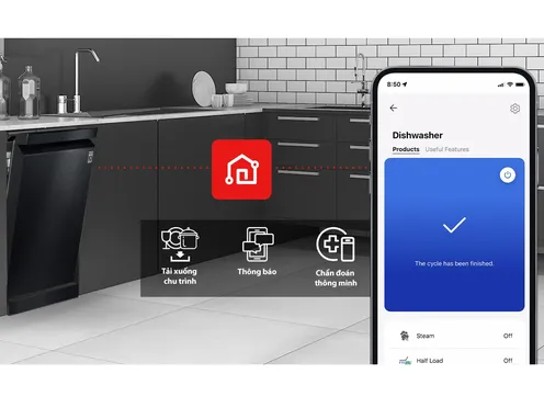 Máy Rửa Chén Độc Lập LG LDN14BLA5 14 Bộ 16