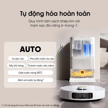 Robot Hút Bụi Lau Nhà Dreame L10s Pro Ultra Heat 7