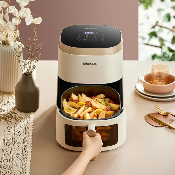 Nồi Chiên Không Dầu Bear QZG-F15E3 - Hàng Quốc Tế