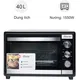 Lò nướng Sunhouse MAMA SHD4240S 40L 40 lít