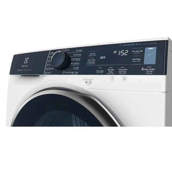 Máy Sấy Bơm Nhiệt Electrolux 9 Kg EDH903R9WB