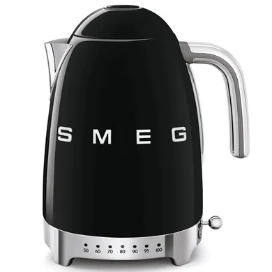 Ấm Đun Siêu Tốc Có Nhiệt Độ Smeg KLF04BLEU Màu Đen