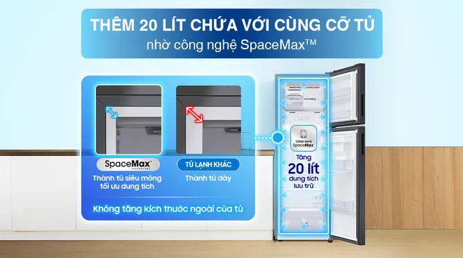 Tủ Lạnh Samsung Inverter 345 Lít RT35CG5544B1SV