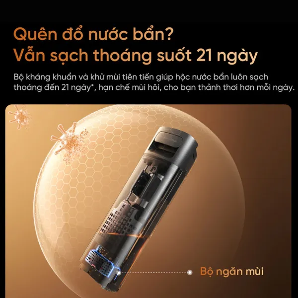 Máy Hút Bụi Lau Nhà Cầm Tay Dreame H16 Pro TriForce