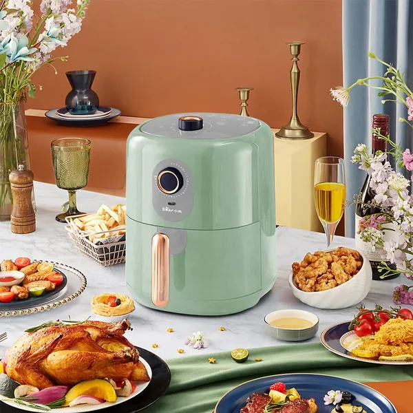 Nồi Chiên Không Dầu Bear QZG-B14D1 - Hàng Quốc Tế - Bản Tiếng Anh