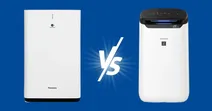 So s&aacute;nh m&aacute;y lọc kh&ocirc;ng kh&iacute; Sharp v&agrave; Panasonic