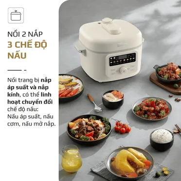 Nồi Áp Suất Điện Đa Năng Olivo PC40 4 Lít 9