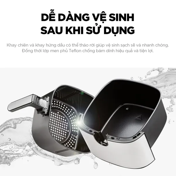 Nồi Chiên Không Dầu Cuckoo CAF-G0510T/BKVNCV Màu Đen