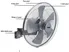 Quạt treo công nghiệp BENNY Cánh 18" (Cánh 45cm) BFW-184 3