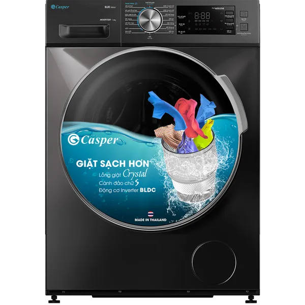 Máy Giặt Casper Inverter 9.5 Kg WF-95I140BGB