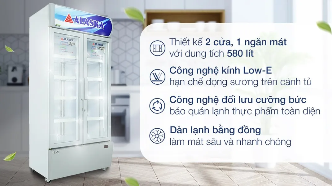 Tủ Mát Alaska 580 Lít SL-7C