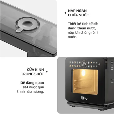 Nồi Chiên Hơi Nước Olivo SF1600 16 Lít 13