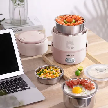 Hộp Cơm Điện Cầm Tay Bear DFH-B20S6 2 Lít - Hàng Quốc Tế - Bản Tiếng Anh 2