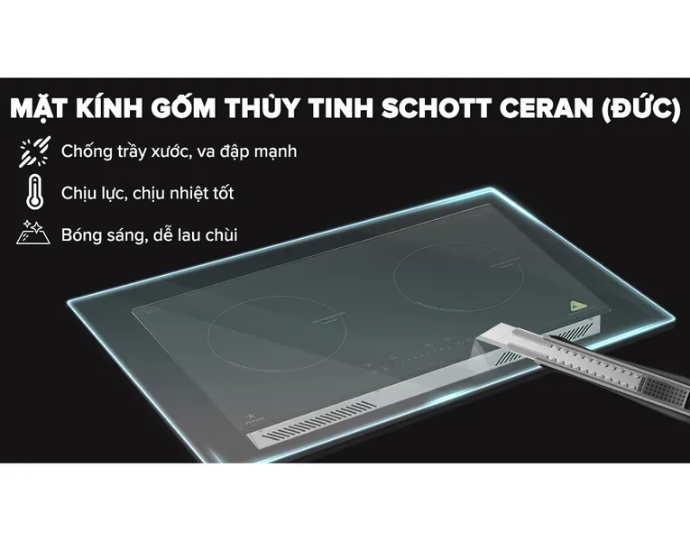 Bếp Từ Đôi Pramie PRDE-2223 - Đức