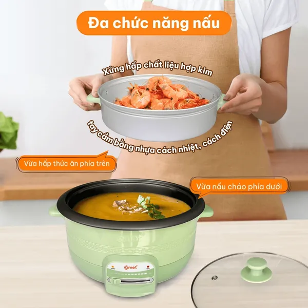Nồi Lẩu Điện Comet CM7739 3.5 Lít