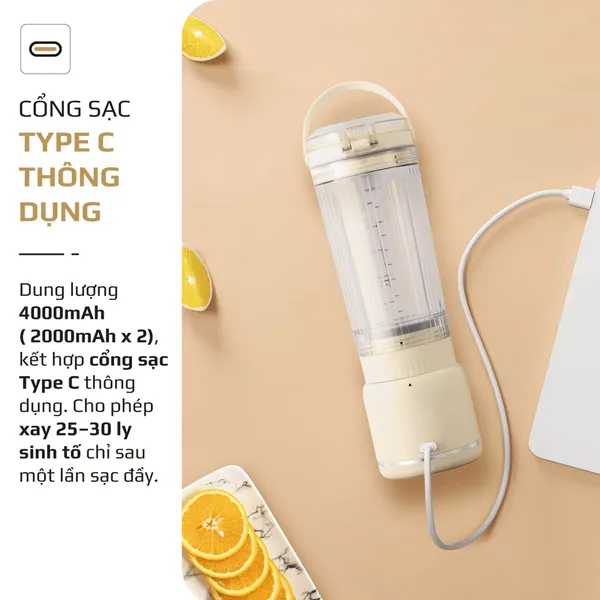 Máy Xay Sinh Tố Cầm Tay Olivo PB02