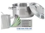 Nồi Inox 5 Lớp Đáy Liền Korea King KP-20S5PLY 3 Lít