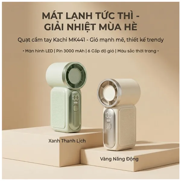 Quạt Cầm Tay Mini Kachi MK441