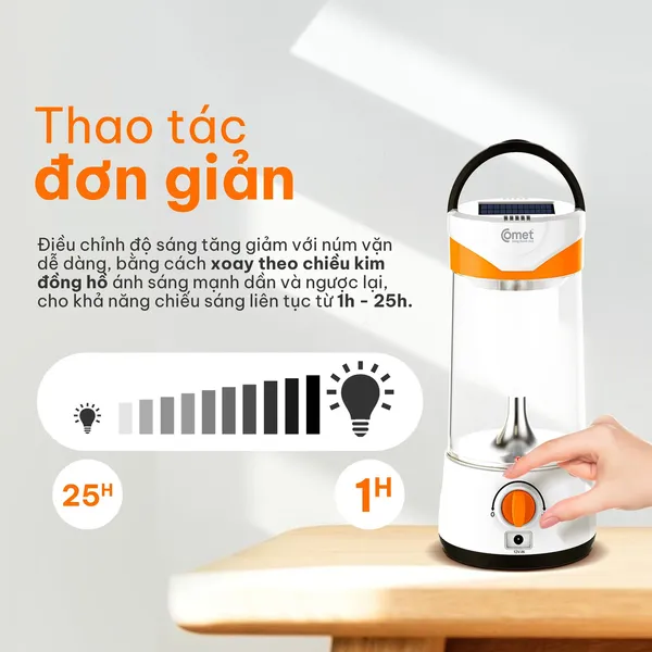 Đèn Sạc Led Comet CRL3103S