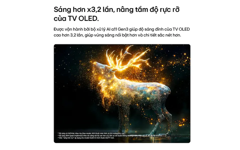 Smart Tivi LG OLED AI 4K 77 Inch OLED77C6PSA