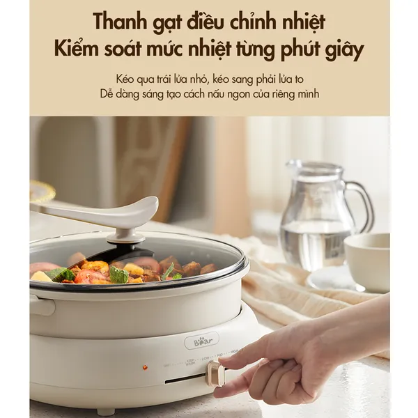 Nồi Lẩu Nướng Đa Năng Bear DHG-C40W2