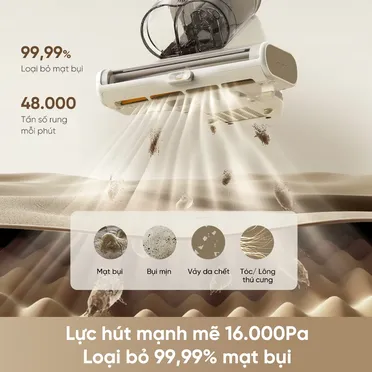 Máy Hút Bụi Ga Giường Dreame D20 Aura 3
