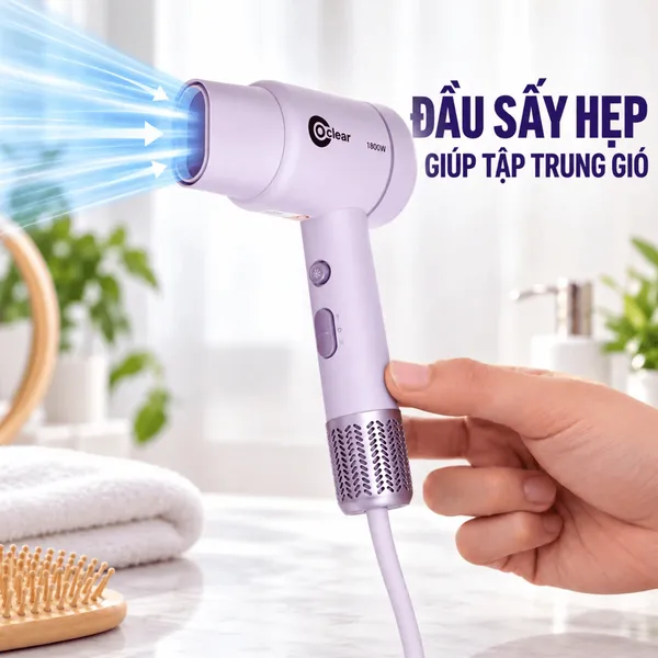 Máy Sấy Tóc Tốc Độ Cao Coclear CH6627 1800W