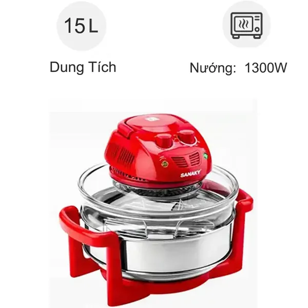 Lò nướng Sanaky VH-188D 15 lít