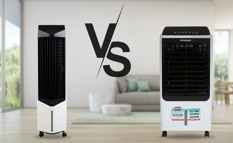 So sánh quạt làm mát Boss và Sunhouse
