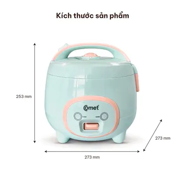 Nồi Cơm Điện Nắp Gài Comet CM8002 7