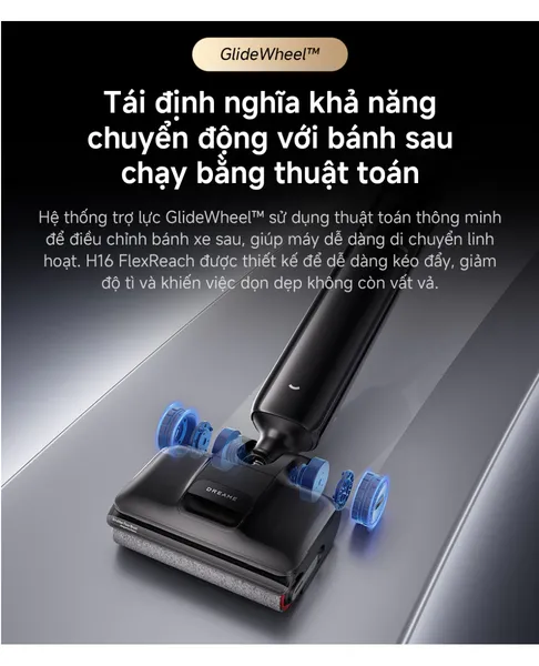 Máy Hút Bụi Lau Nhà Cầm Tay Dreame H16 FlexReach