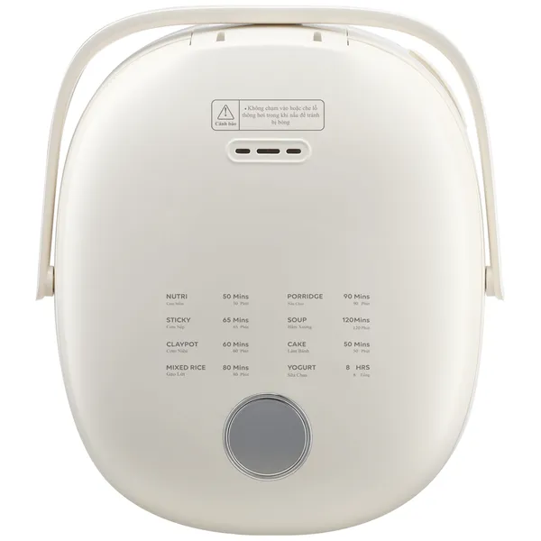 Nồi Cơm Điện Tử 3D Lòng Nồi Inox Paveden Retro PR-3D18BE 1.8 Lít