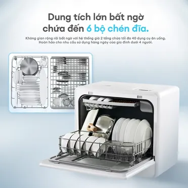 Máy Rửa Chén Bát Để Bàn Thông Minh Kochi C500 7
