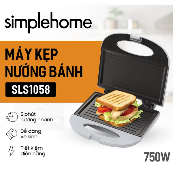 Máy Kẹp Nướng Bánh Sandwich Simplehome SLS1058