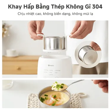 Máy Hấp Luộc Trứng Simplus DZEG006WH01 8