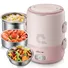 Hộp Cơm Điện Cầm Tay Bear DFH-B20S6 2 Lít - Hàng Quốc Tế - Bản Tiếng Anh