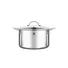 Bộ nồi inox cao cấp 3 lớp đáy liền 3 món Elmich 16-20-24 cm