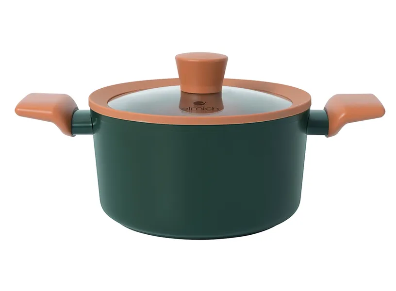 Bộ Nồi Chống Dính Ceramic Elmich Harmony EL5246PT01 Size 18, 20, 24cm