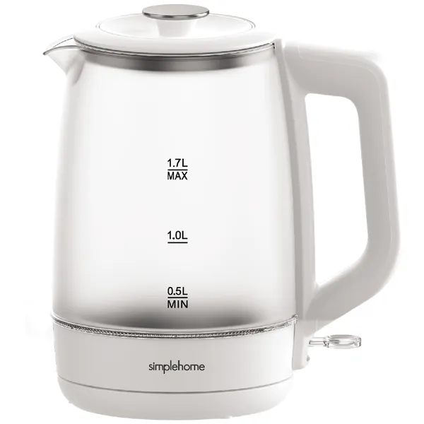 Bình Đun Siêu Tốc Thủy Tinh Simplehome G1318 1.7 Lít