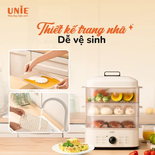 Nồi Hấp Unie UE560 18 Lít