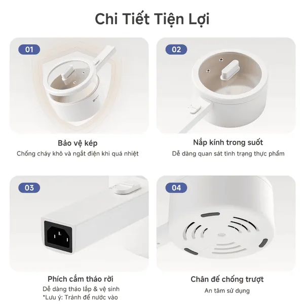 Nồi Điện Simplus DZGH012WH02