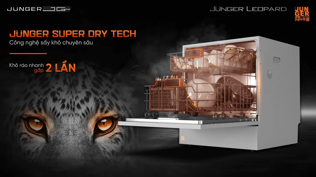 Máy Rửa Bát Junger DWJ-100 - Xuất Xứ Thái Lan