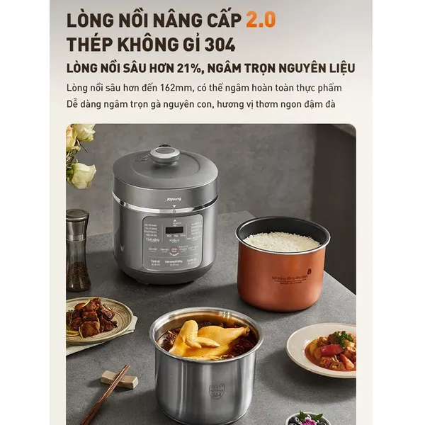 Nồi Cơm Áp Suất Điện Tử Joyoung JHPC-5039 5 Lít