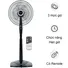Quạt đứng có điều khiển Sharp PJ-S40RV-DG